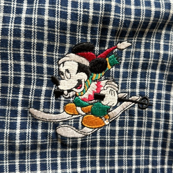 Vtg Mickey Mouse Unlimited by Jerry Leigh button up shirt - Picture 2 of 4